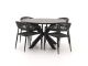 Manifesto Belpasso/Fidenza ø126cm dining tuinset 5-delig stapelbaar