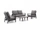 Tierra Outdoor Musone stoel-bank loungeset 4-delig 4-zits verstelbaar