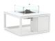 Cosiraw lounge vuurtafel 100x100x55cm