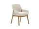 Zavelli Juntos dining tuinstoel - Taupe - Naturel - Bruin, Wit - Ecru - Wicker (vlechtwerk)