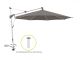 Glatz Sombrano S+ zweefparasol ø 350cm