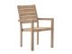 ROUGH-S dining tuinstoel stapelbaar - Old Teak Greywash - Hout