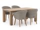 Intenso Tropea/ROUGH-X 180cm dining tuinset 5-delig