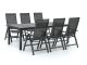 Bellagio Avenza/Fidenza 220cm dining tuinset 7-delig verstelbaar