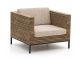 ROUGH-D lounge tuinstoel - Old Teak Greywash, Taupe - Naturel - Bruin - Teakhout