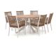 Manifesto Rivola/Fidenza 220cm dining tuinset 7-delig