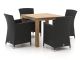 Forza Barga/ROUGH-S 90cm dining tuinset 5-delig