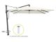 Glatz Sombrano S+ Easy zweefparasol 350x350cm - Ecru (158) (incl. bodemhuls M4 en parasol beschermhoes) (Frame = Antraciet)