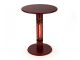 Monti HeatLine Pulse tafel met terrasverwarmer 1500W ø60cm (h: 75cm) - Red
