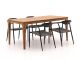 Manifesto Cavone/Bruca 170cm dining tuinset 5-delig stapelbaar