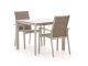 Bellagio Albinea/Sestino 90cm dining tuinset 3-delig stapelbaar