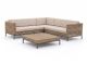 ROUGH-D hoek loungeset 4-delig 5-zits