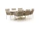 Apple Bee Milou/Zanzibar Deens Ovaal 220cm dining tuinset 7-delig