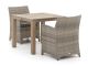 Forza Barolo/ROUGH-S 90cm dining tuinset 3-delig