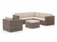 ROUGH-C hoek loungeset 5-delig 6-zits