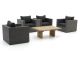 Forza Barolo/ROUGH-L stoel loungeset 5-delig