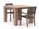 ROUGH-Batang Rope/ROUGH-X 100cm dining tuinset 3-delig stapelbaar
