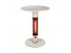 Monti HeatLine Pulse tafel met terrasverwarmer 1500W ø60cm (h: 75cm) - Beige