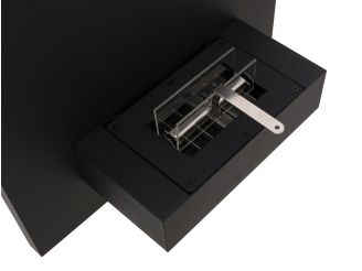 Tenderflame Square 90 wandhaard 45x45x23cm - Black