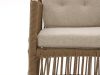 Manifesto Ortello dining tuinstoel - Taupe - Naturel - Bruin - Wicker (vlechtwerk)