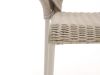 SUNS Vado dining tuinstoel stapelbaar - Taupe - Naturel - Bruin - Rope (touw)