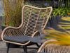 Intenso Rovello lounge tuinstoel - Taupe - Naturel - Bruin - Wicker (vlechtwerk)