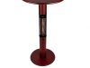 Monti HeatLine Vibe bartafel met terrasverwarmer 1500W ø60cm (h: 110cm) - Red