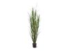 Designplants/Luca Lifestyle Rietgras kunstplant (h:165cm) met Terreno Bowl bloempot - Groen (UV Bestendig) (bloempot = Ash Brown)