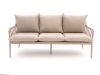 Manifesto Celante/ROUGH-K stoel-bank loungeset 4-delig 5-zits - Camel Sand (incl. kussens) (Blad = Old Teak Greywash)