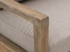 ROUGH Batang lounge tuinbank 160cm - Old Teak Greywash (incl. kussens Storm Sand)