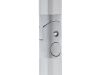 Glatz Alu-Smart parasol ø 300cm - Stone Grey (157) (incl. Shadowline voet 50 kg)