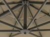 Shadowline Miami zweefparasol ø 350cm - Light Taupe (incl. voet 160kg verrijdbaar) (incl. beschermhoes)