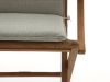 Tuinkussen 83x42cm t.b.v. klapstoel Country/Leeds - Green Melange