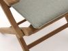 Tuinkussen 83x42cm t.b.v. klapstoel Country/Leeds - Green Melange