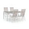 Bellagio Avenza/Fidenza 183cm dining tuinset 5-delig verstelbaar