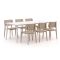 Forza Xitta/Sora 220cm dining tuinset 7-delig
