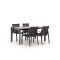 R&S Design Altea/Sestino 160cm dining tuinset 5-delig stapelbaar