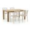 Apple Bee Hawaii/ROUGH-S 160cm dining tuinset 5-delig stapelbaar