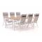 Bellagio Lugo/Fidenza 220cm dining tuinset 7-delig verstelbaar