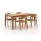 Bellagio Balba/Bruca 170cm dining tuinset 5-delig stapelbaar