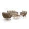 Intenso Stila/ROUGH-K stoel-bank loungeset 5-delig