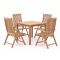 Sunyard Veronica/Liverpool 90cm dining tuinset 5-delig verstelbaar