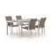 Manifesto Villongo/Fidenza 183cm dining tuinset 5-delig stapelbaar