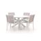 Bellagio Anzio/Lodola ø130cm dining tuinset 5-delig stapelbaar