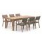 ROUGH-L Rope/ROUGH-S 220cm dining tuinset 7-delig stapelbaar