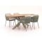 Hartman Sevilla/San Sebastian 200cm dining tuinset 5-delig