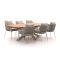 SUNS Revello/Induno Deens Ovaal 220cm dining tuinset 7-delig