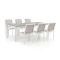 Bellagio Anzio/Fidenza 220cm dining tuinset 7-delig stapelbaar