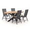 Hartman Troy/Stephanie 200cm dining tuinset 5-delig verstelbaar