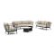 Apple Bee Condor/Tonga stoel-bank loungeset 5-delig 6-zits